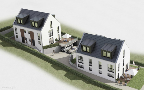 Doppelh&auml;user B4 Bad Vilbel - studioaw