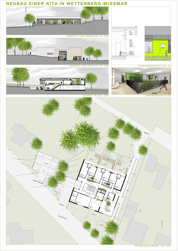 Wettbewerb Kita Wettenberg 3. Preis - studioaw